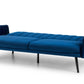 AFINA VELVET SOFA BED - BLUE