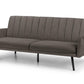 AFINA VELVET SOFA BED - GREY