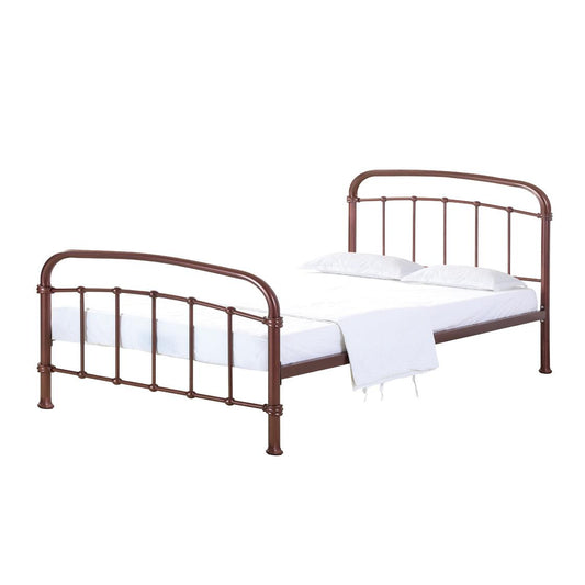 HALSTON METAL BED - 4FT6 DOUBLE - COPPER