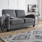 VIVO CHENILLE FABRIC SOFA BED - DUSK GREY