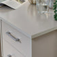 PANAMA 2 DRAWER DESK - GREY