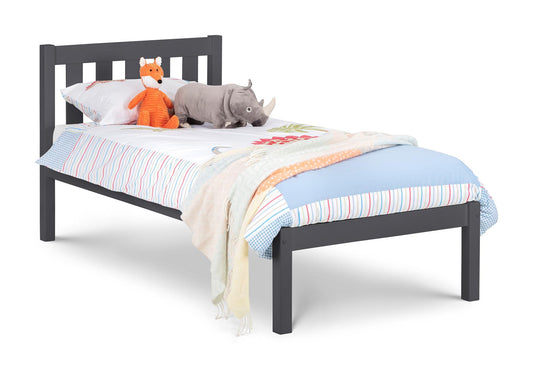 LUNA WOODEN BED - 3FT SINGLE - ANTHRACITE