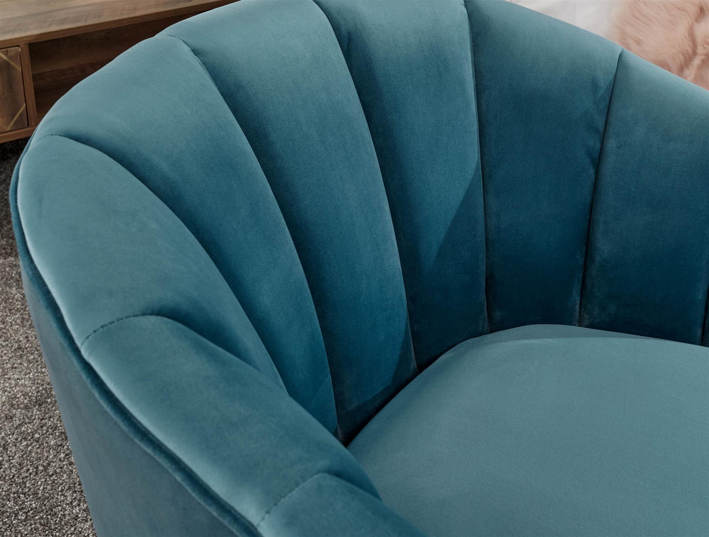 PETTINE CHAIR - TEAL