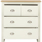 LANCASTER 2+2 DRAWER CHEST - CREAM