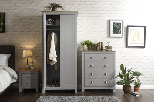 LANCASTER 3 PIECE BEDROOM SET - GREY