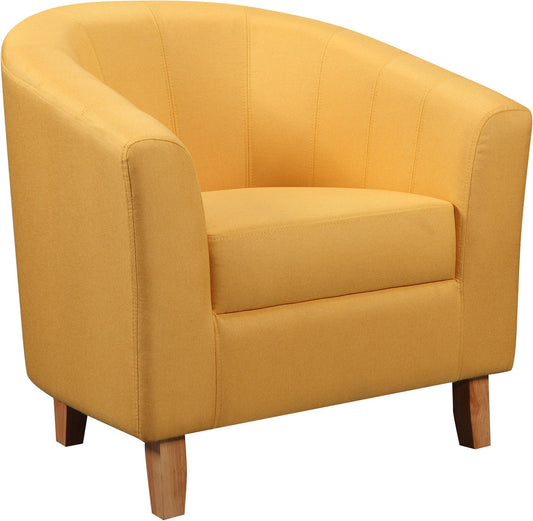 TEMPO TUB CHAIR - MUSTARD