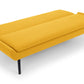 GAUDI LINEN FABRIC SOFA BED - MUSTARD