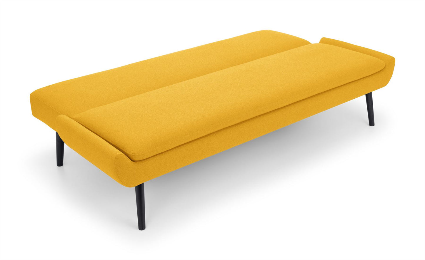 GAUDI LINEN FABRIC SOFA BED - MUSTARD