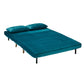 MADISON VELVET SOFA BED - TEAL