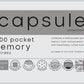 CAPSULE MEMORY POCKET 1000 MATTRESS - 5FT KING SIZE