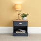 KENDAL 1-DRAWER BEDSIDE TABLE - SLATE BLUE