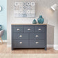 LANCASTER MERCHANT CHEST - SLATE BLUE