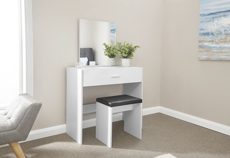 OTTAWA DRESSING TABLE SET - WHITE