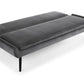 GAUDI VELVET SOFA BED - GREY