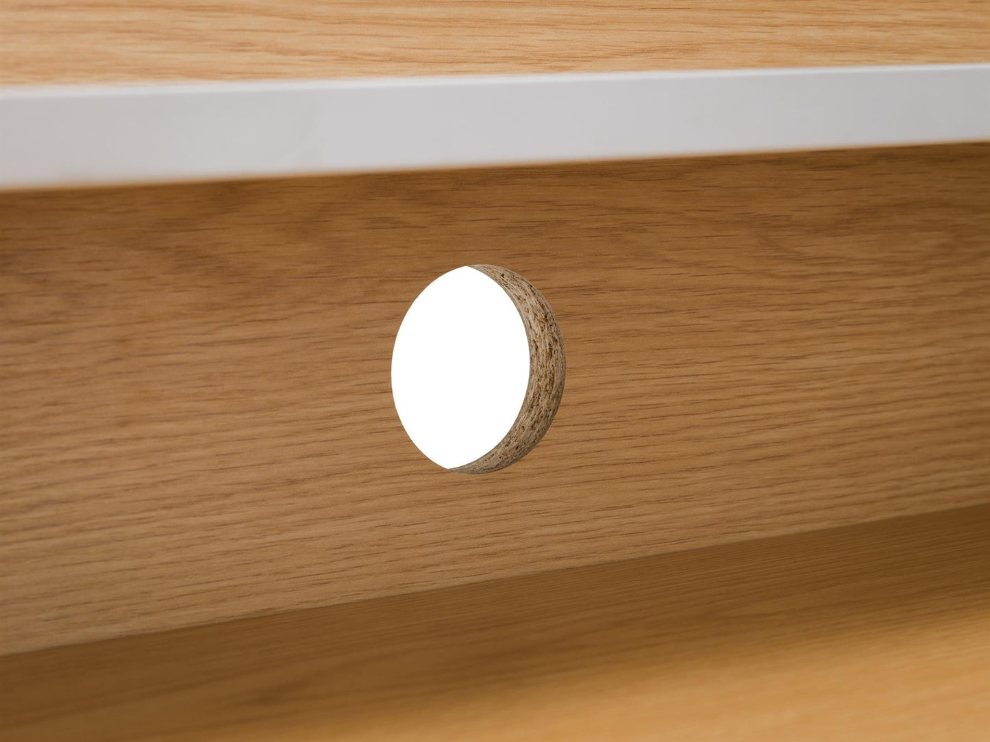 PALMER OFFICE DESK - LIGHT OAK