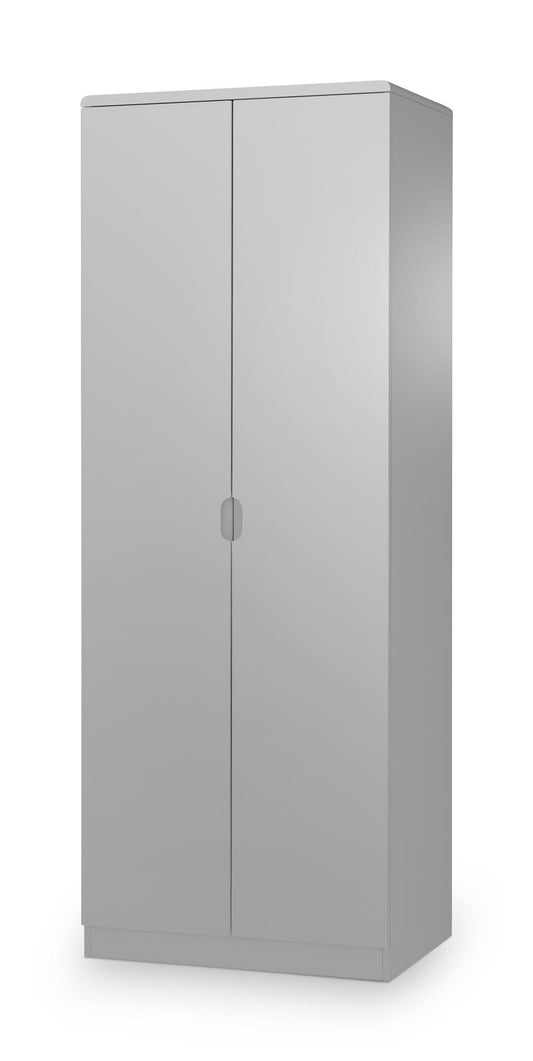 MANHATTAN 2 DOOR WARDROBE - GREY