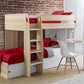 ECLIPSE BUNK BED - OAK/WHITE