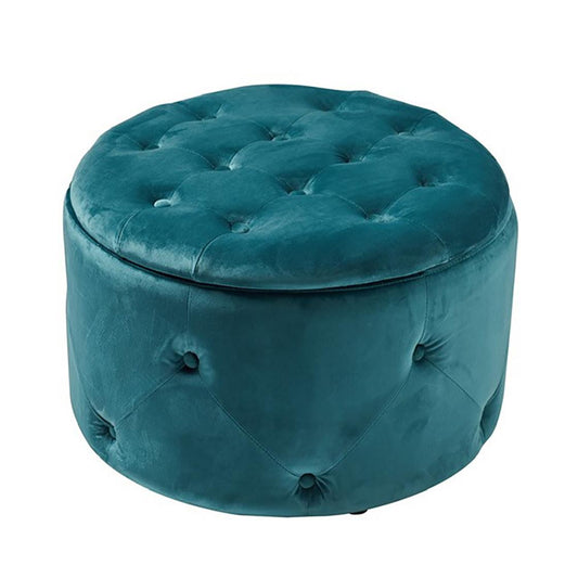 CLEO STORAGE POUFFE - TEAL