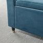 GENOA STORAGE WINDOW SEAT - TEAL