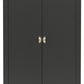 TOLEDO 2 DOOR WARDROBE - GREY/LIGHT OAK