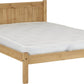 MAYA WOODEN BED - 4FT SMALL DOUBLE - DISTRESSED WAXED PINE