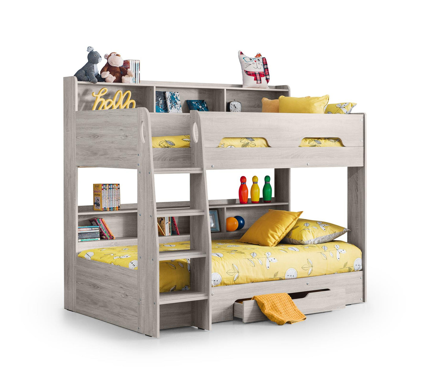 ORION BUNK BED - GREY OAK