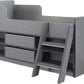 FELIX LOW SLEEPER BED - GREY