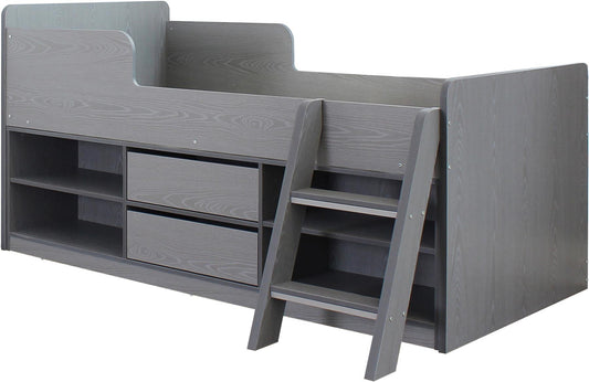 FELIX LOW SLEEPER BED - GREY