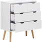 NYBORG 2+2 DRAWER CHEST - WHITE