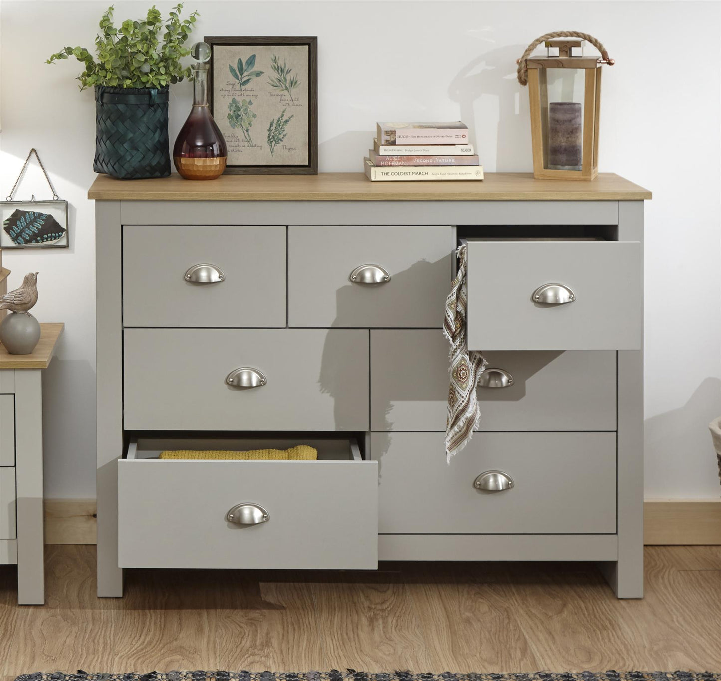 LANCASTER MERCHANT CHEST - GREY