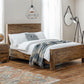 HOXTON WOODEN BED - 6FT SUPER KING SIZE - RUSTIC OAK