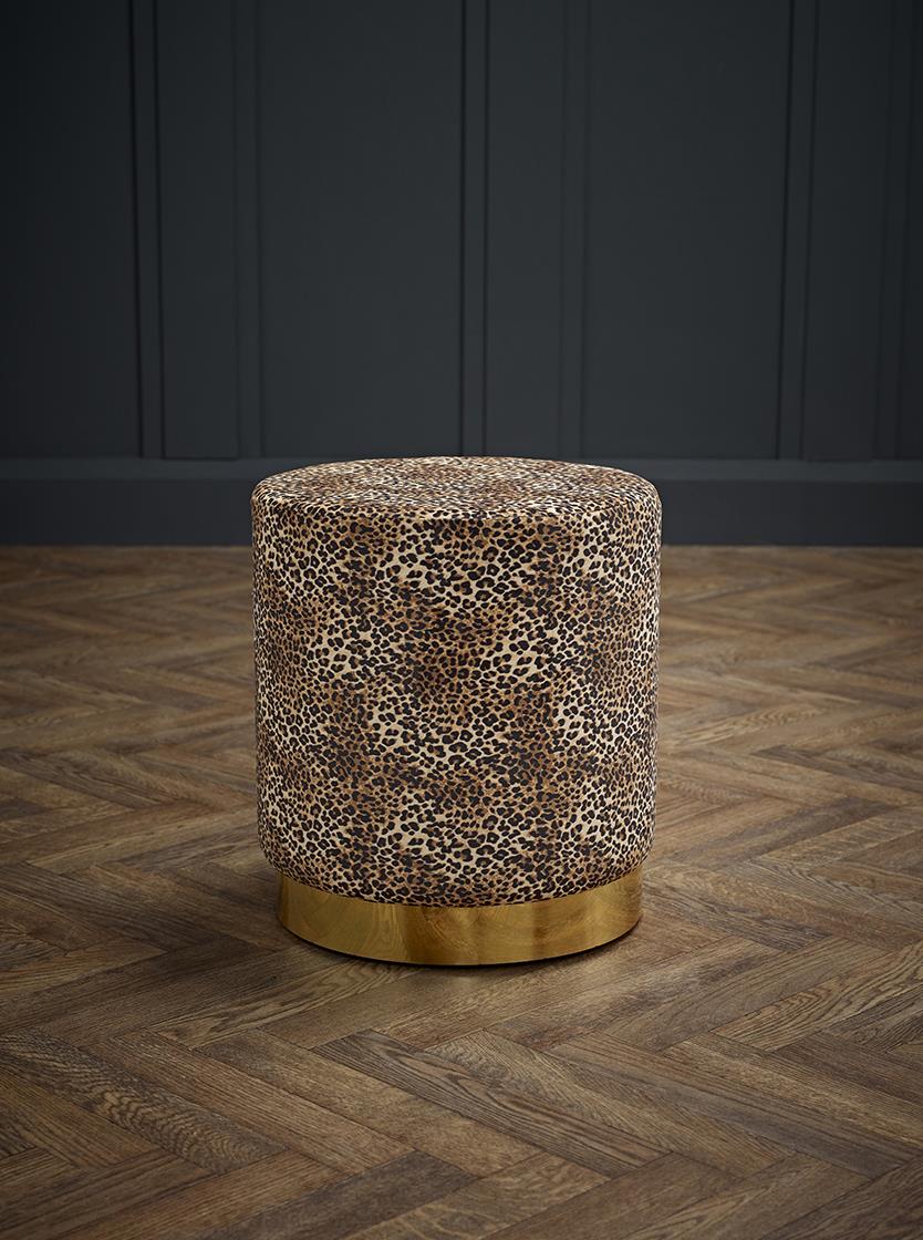 LARA POUFFE - LEOPARD PRINT