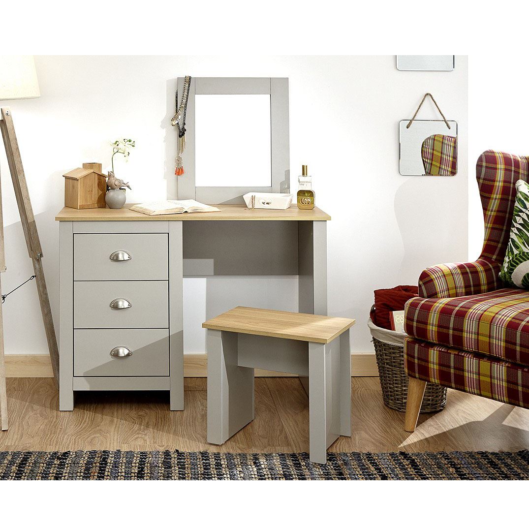 LANCASTER DRESSING TABLE SET - GREY