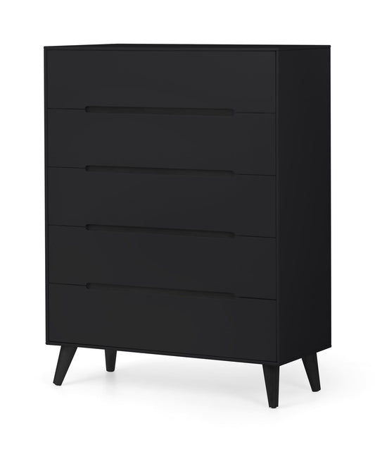 ALICIA 5 DRAWER CHEST - ANTHRACITE