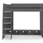 NEBULA GAMING HIGH SLEEPER BUNK BED - ANTHRACITE