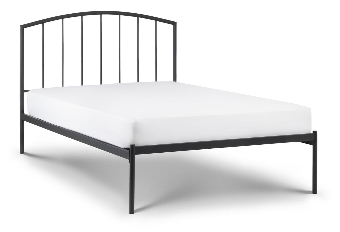 ONYX METAL BED - 4FT6" DOUBLE - ANTHRACITE (BLACK)