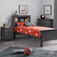 MAINE BOOKCASE BED - ANTHRACITE