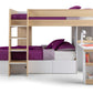 ECLIPSE BUNK BED - OAK/WHITE