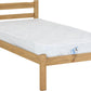 PANAMA WOODEN BED - 3FT SINGLE - NATURAL WAX