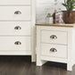 LANCASTER 4 PIECE BEDROOM SET - CREAM