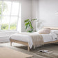 SAMI WOODEN BED - 3FT SINGLE - UNFINISHED PINE