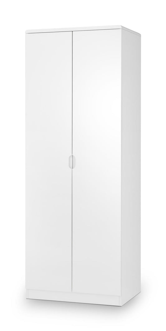 MANHATTAN 2 DOOR WARDROBE - WHITE