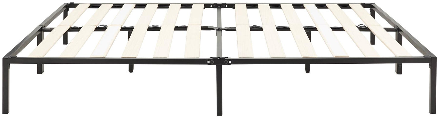 KORE METAL PLATFORM BED - 4FT6 DOUBLE - BLACK