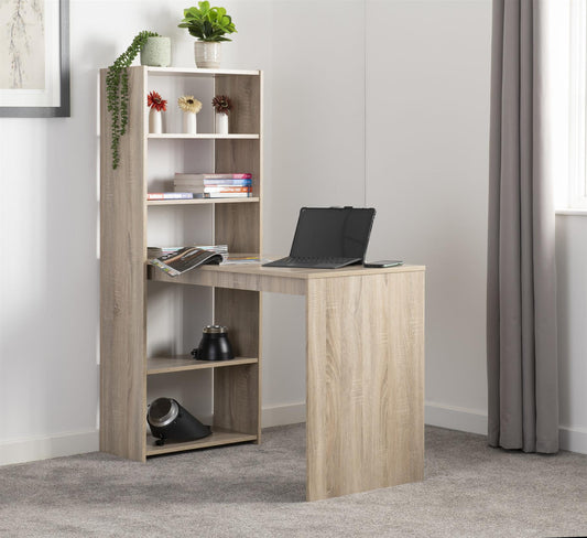 CAMBOURNE DESK & BOOKCASE - SONOMA OAK