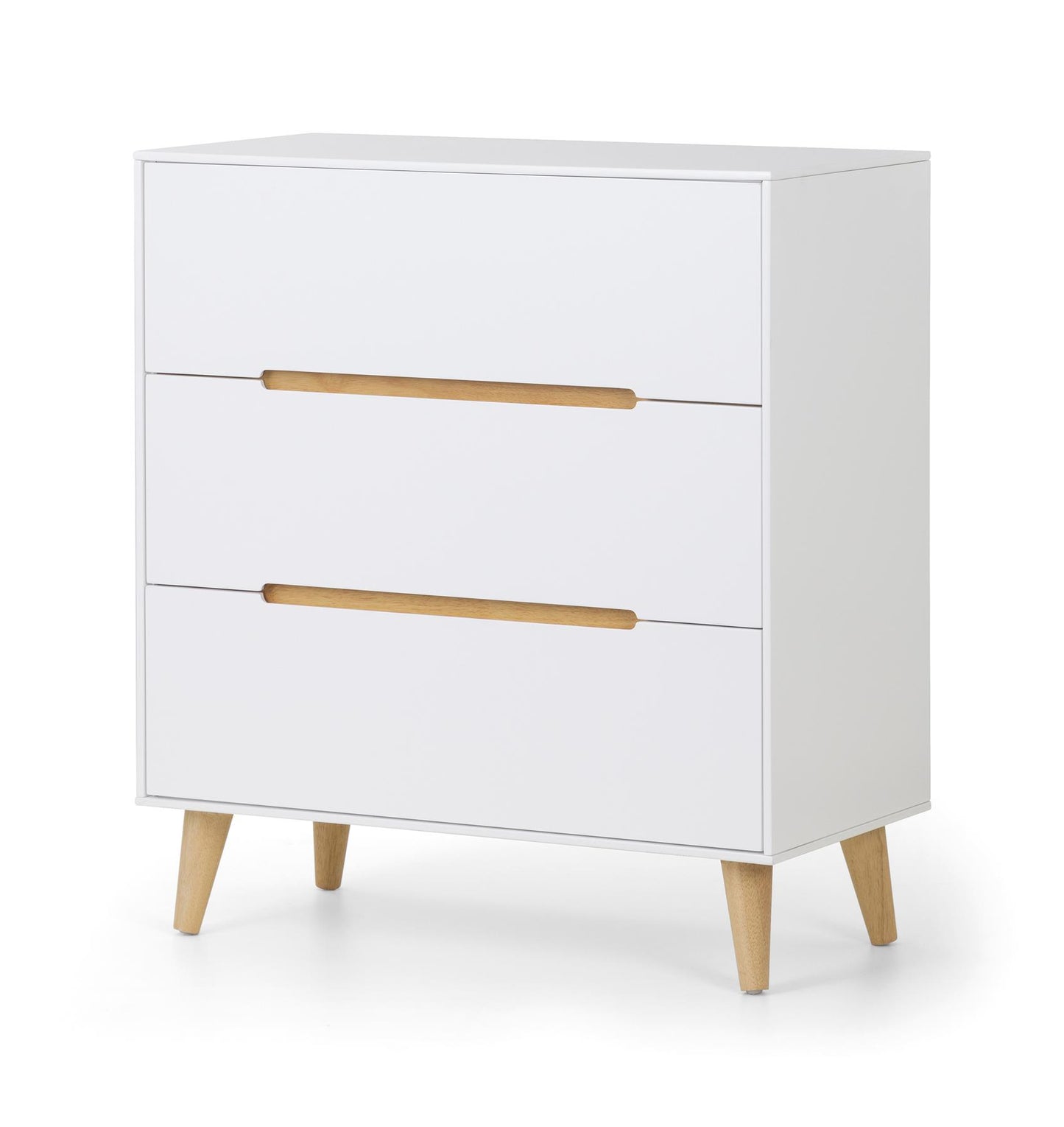 ALICIA 3 DRAWER CHEST - WHITE