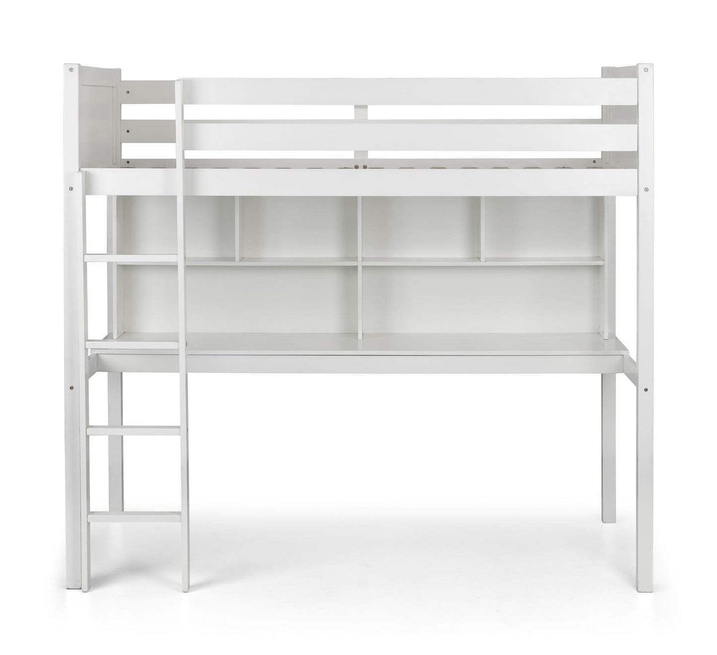 TITAN HIGH SLEEPER BUNK BED - WHITE