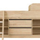 FELIX LOW SLEEPER BED - SONOMA OAK