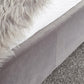 PETTINE VELVET END LIFT OTTOMAN BED - 4FT6 DOUBLE - GREY