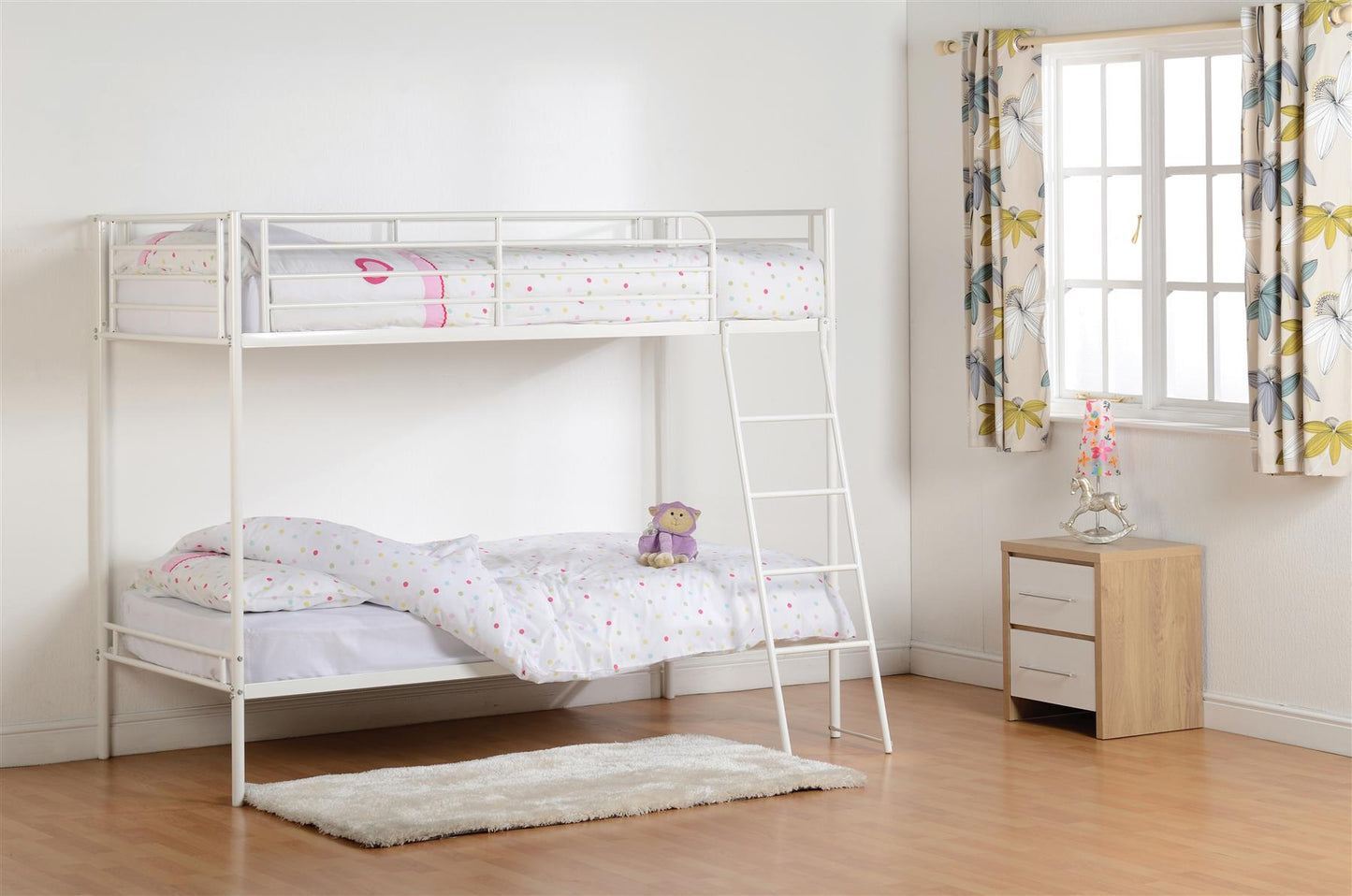 BRANDON BUNK BED - WHITE