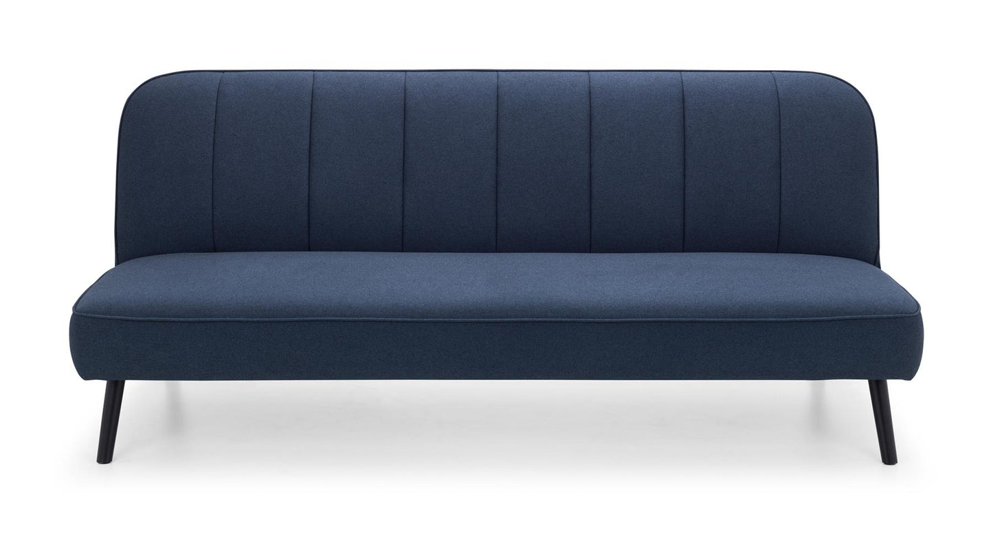 MIRO LINEN FABRIC SOFA BED - BLUE